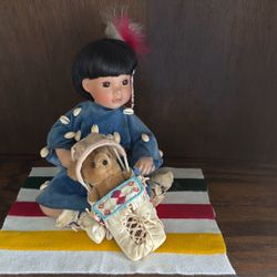 Little Fawn’s Papoose By Danbury Mint