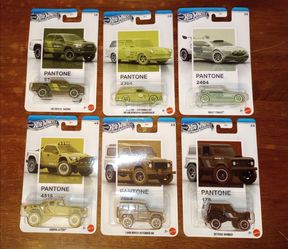 Hot Wheels silver series Pantone complete set