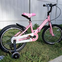 $75  new girls bike Foldable grow Up bar 