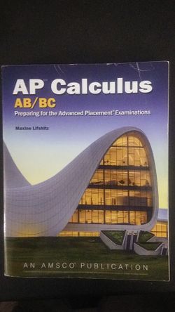 AP Calculus. AB/BC textbook.