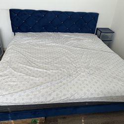Askmore King Size Bed Frame with mattress
