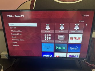 Like New TCL 32" Class 3-Series 720p HD LED Smart Roku TV