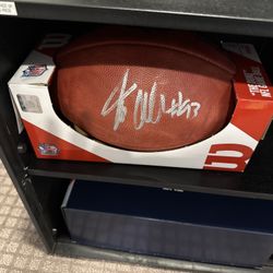 Jon Allen Autographed Football