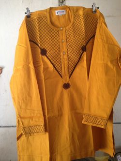 Men's African wear pant and top - 2XL