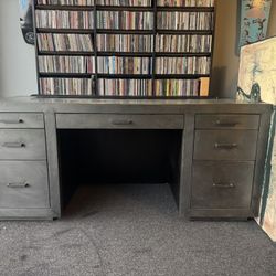 Restoration Hardware LA SALLE METAL-WRAPPED DESK