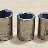 6pc Craftsman USA 6 Point 3/8" Drive Shallow Sockets