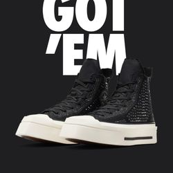  Converse x Swarovski® Chuck 70 De Luxe Squared Shoes