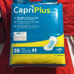 4 & 1/2 Bags Of Bladder Control Pads Sold Together 