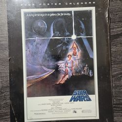 New Sealed 2006 Star Wars Movie Poster Wall Calendar