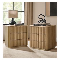 Two modern end - side tables 