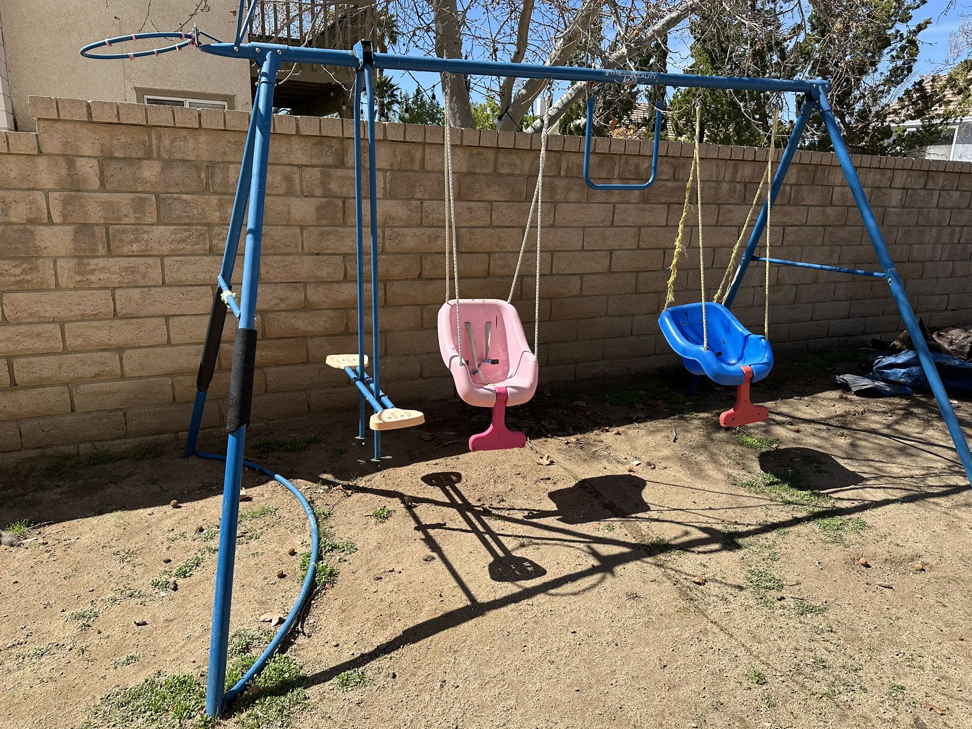 Children Swing Set , Foam Matts , Hot Wheels Table Car Track .