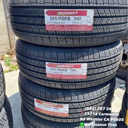 265/65R18 Landspider Set of Tires Installed and Balanced Set de Llantas Nuevas Instaladas y Balanceadas