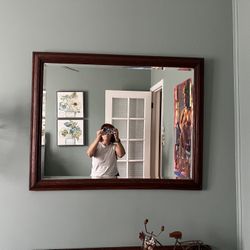 Bevel Glass Wall Mirror