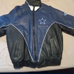 Leather Dallas Cowboys Jacket 