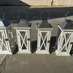 White Decorative Lanterns 