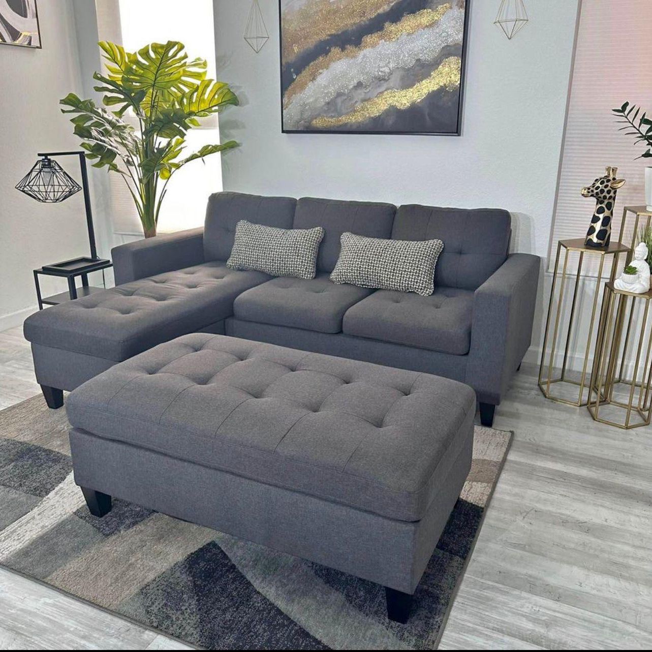 Brand new sectional in box- shop now pay later. 🔥Free Delivery🔥 