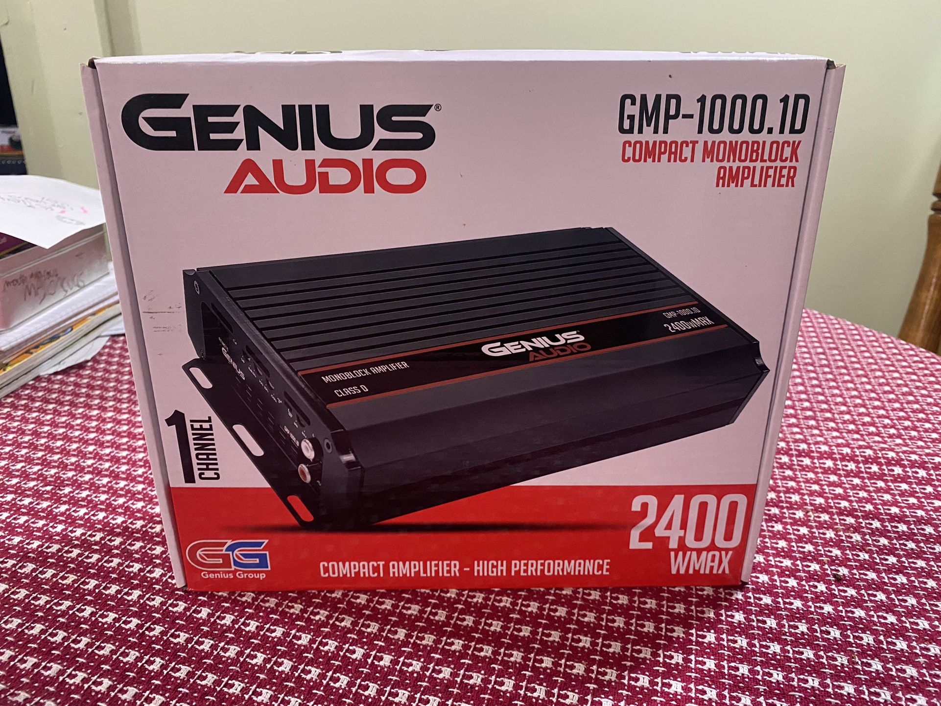 New Genius Audio 2400w Max Power Compact Class D Monoblock Amplifier  $200 Each 