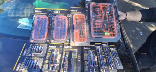 Klein Tools Socket and Driver Set Lot