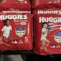 Huggies size 5&6