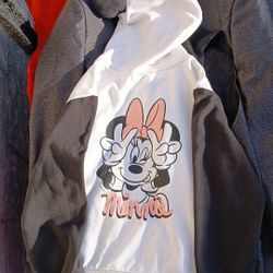 Disney's Minnie Mouse Kids Sweater/ Jacket / Hoodie Size 6/7