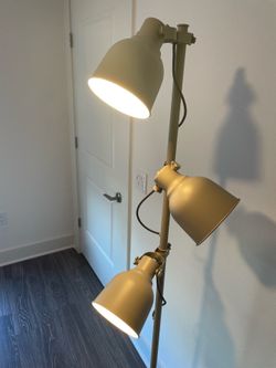 IKEA HEKTAR Floor lamp with 3-spotlights, beige
