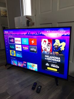 insignia 55inch TV With 4k Roku Box …Not A Smart TV