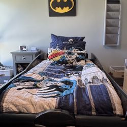 Pottery Barn Kids Batman Twin Bedroom Set – Complete Set 