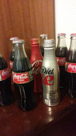 Classic coke bottle collection