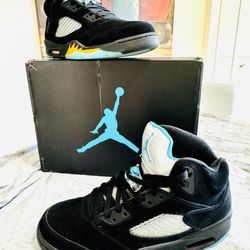 Jordan 5 Retro 'Aqua' Men's Shoes Size 11.5 with og  box 