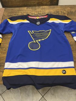 Blues Hockey Jersey Size L, Fits Big