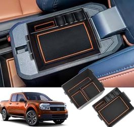 Center Console Organizer Compatible with 2022 2023 2024 2025 Ford Maverick Accessories 2025 Maverick Truck Center Console Organizer Armrest Console Or