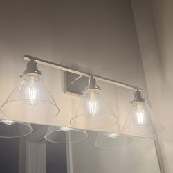 3-Light vanity light fixture (2 available)