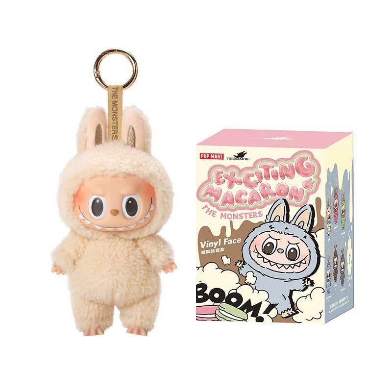 Labubu Pop Mart “Exciting Macaron” Mystery Plush – Sealed Blind Box (The Monsters Series)