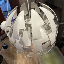IKEA Pendant lamp, white/silver color Star Wars 