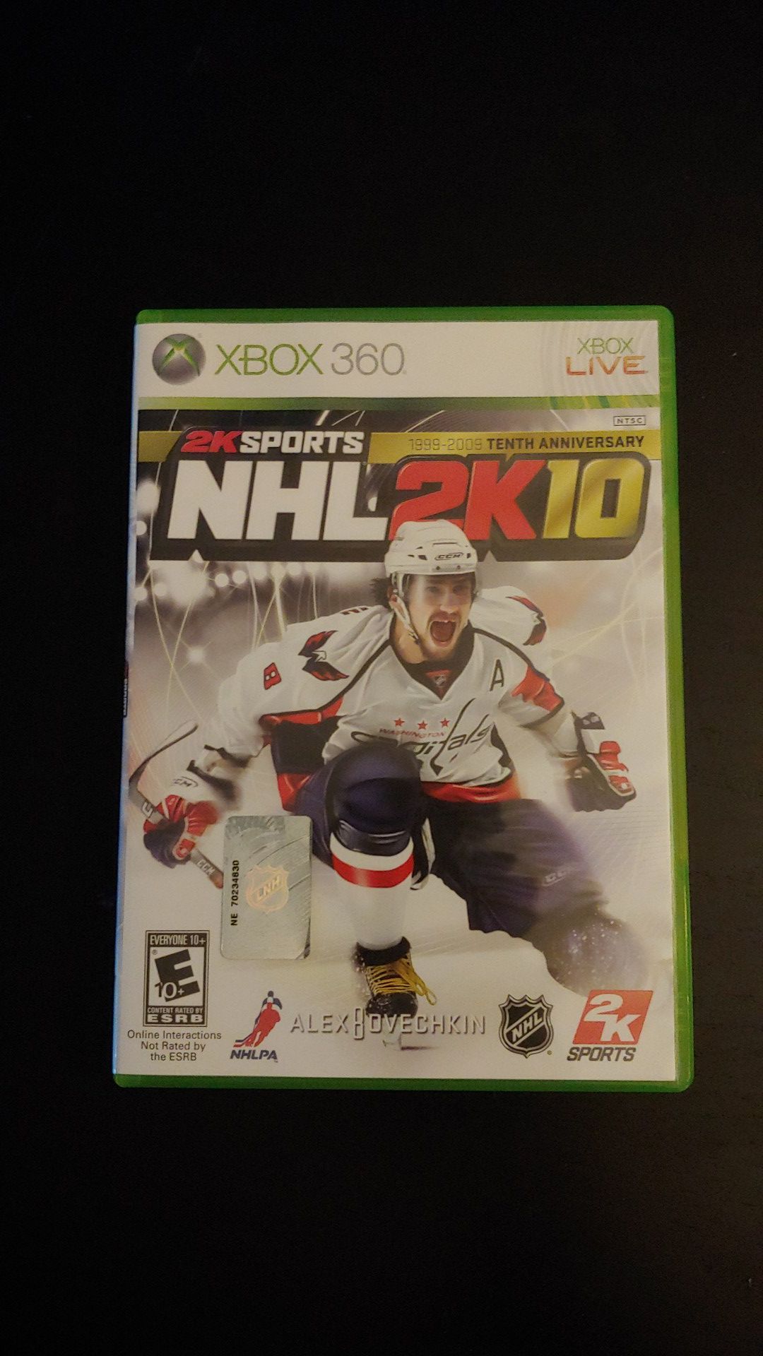 XBOX 360 NHL 2K10 Complete Microsoft Game Working