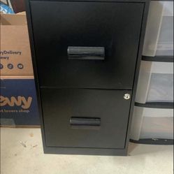 Black Filing Cabinet
