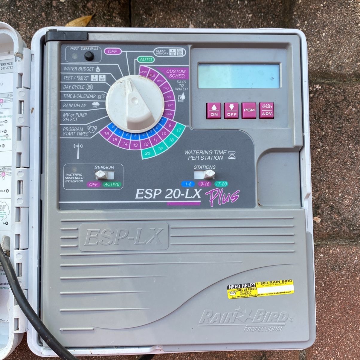 Rain bird Sprinkler System 20 Zones
