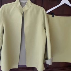 Carole little Elegant Cream Women's Jacket & skirt