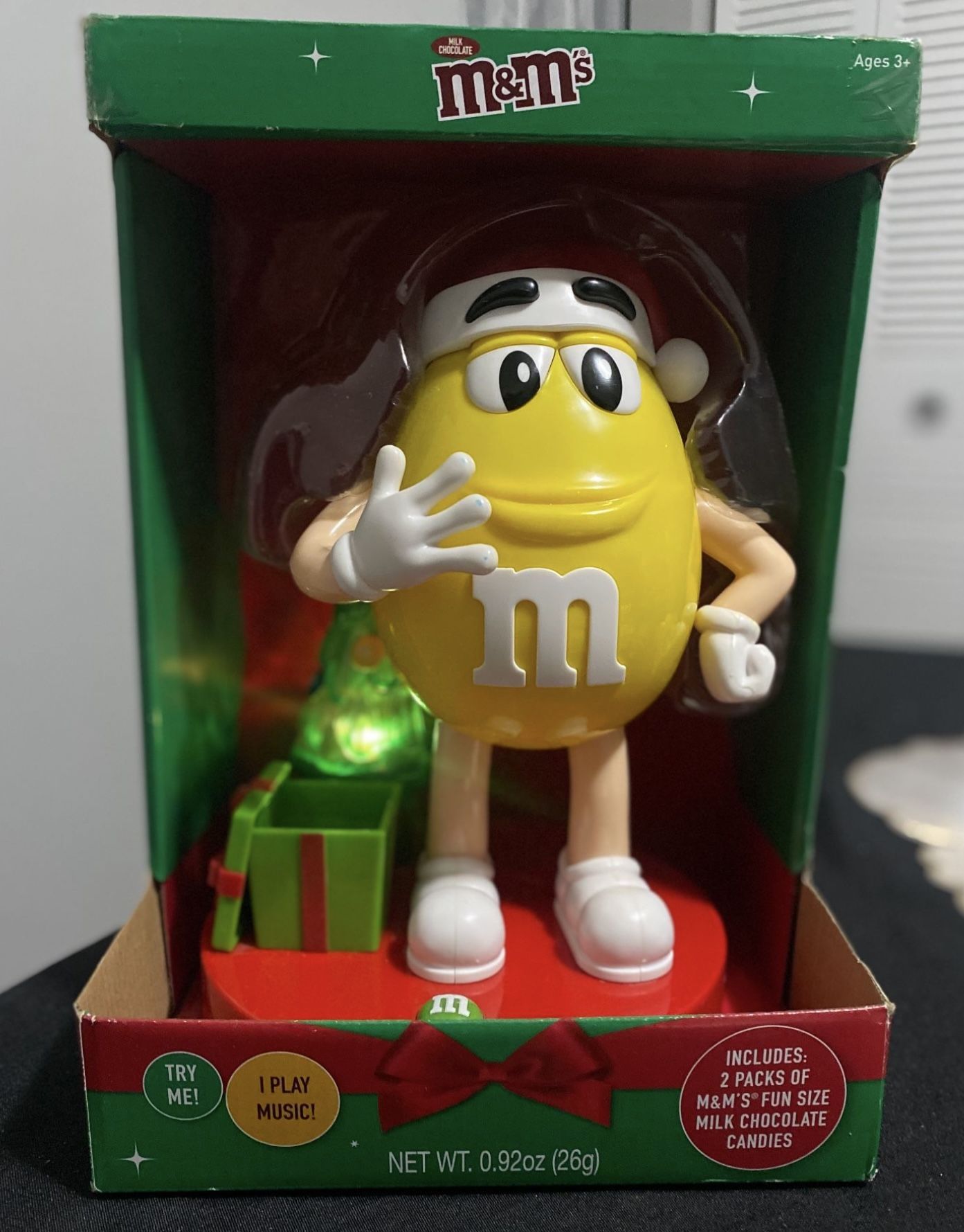 M&Ms Christmas Dispenser And Jar
