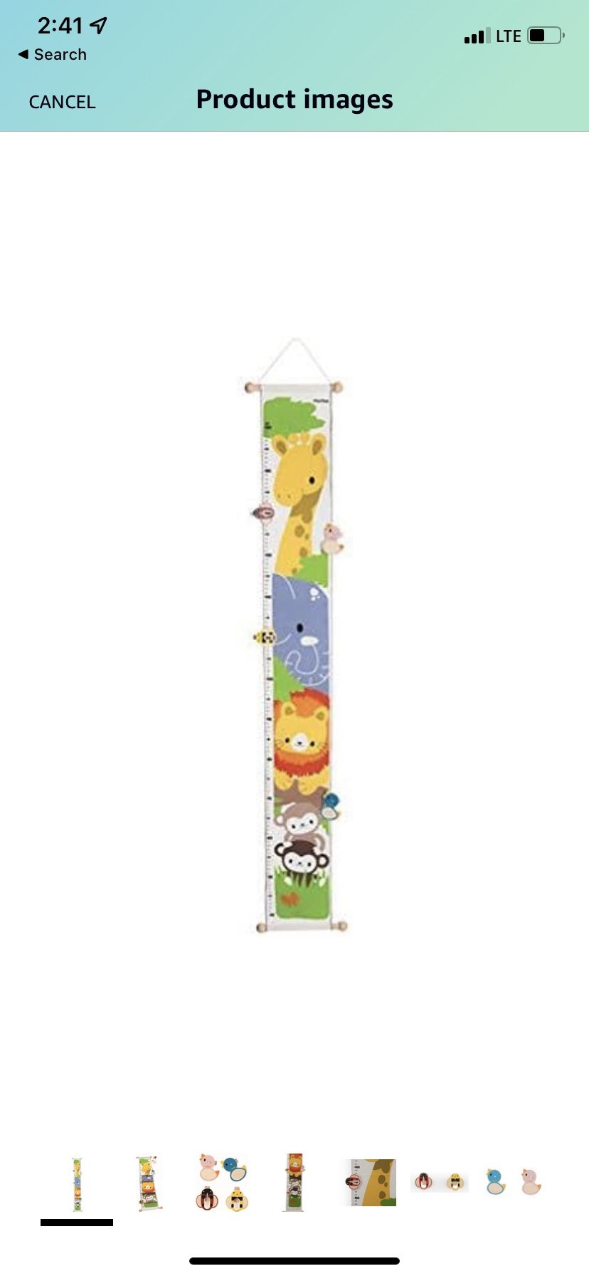 Height Chart for Nursery and Bedroom