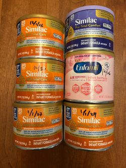 Baby Formula cans - Similac/Enfamil