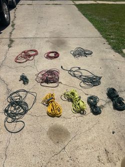 Various extension cords (3 to 5 bucks each)