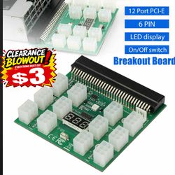 Breakout Board Server Adapter PSU Power Supply 1200W HP GPU Mining
