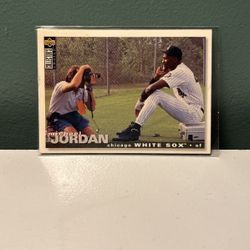 michael jordan baseball card