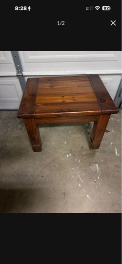 Solid wood coffee table