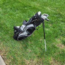 Junior Golf Clubs & Bag. Cash Only.
