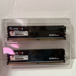 Barely used - like New G.SKILL Flare X5 Series (AMD Expo) DDR5 RAM 64GB (2x32GB) 6000MT/s CL30-40-40-96 1.40V Desktop Computer Memory UDIMM - Matte Bl