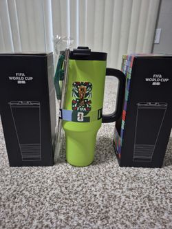 FIFA World Cup 40 oz Stainless Steel Tumbler with Handle