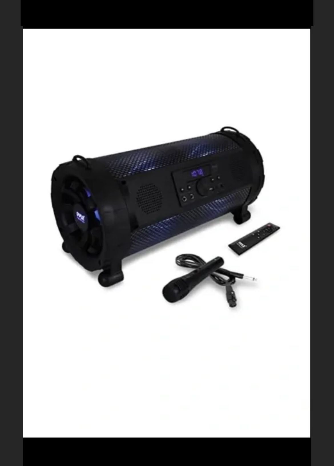 Pyle Bluetooth Boombox Street Blaster Stereo Speaker Pyle Bluetooth Boombox Street Blaster Stereo Speaker - Portable Wireless Power FM Radio / MP3 Sys