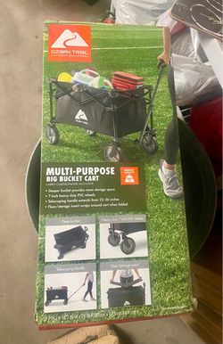 Ozark Trail Multi-Purpose Big Bucket Cart